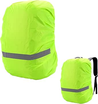 beidaiby 1 Pcs Backpack Rain Cover,Foldable Reflective Rucksack Cover ...