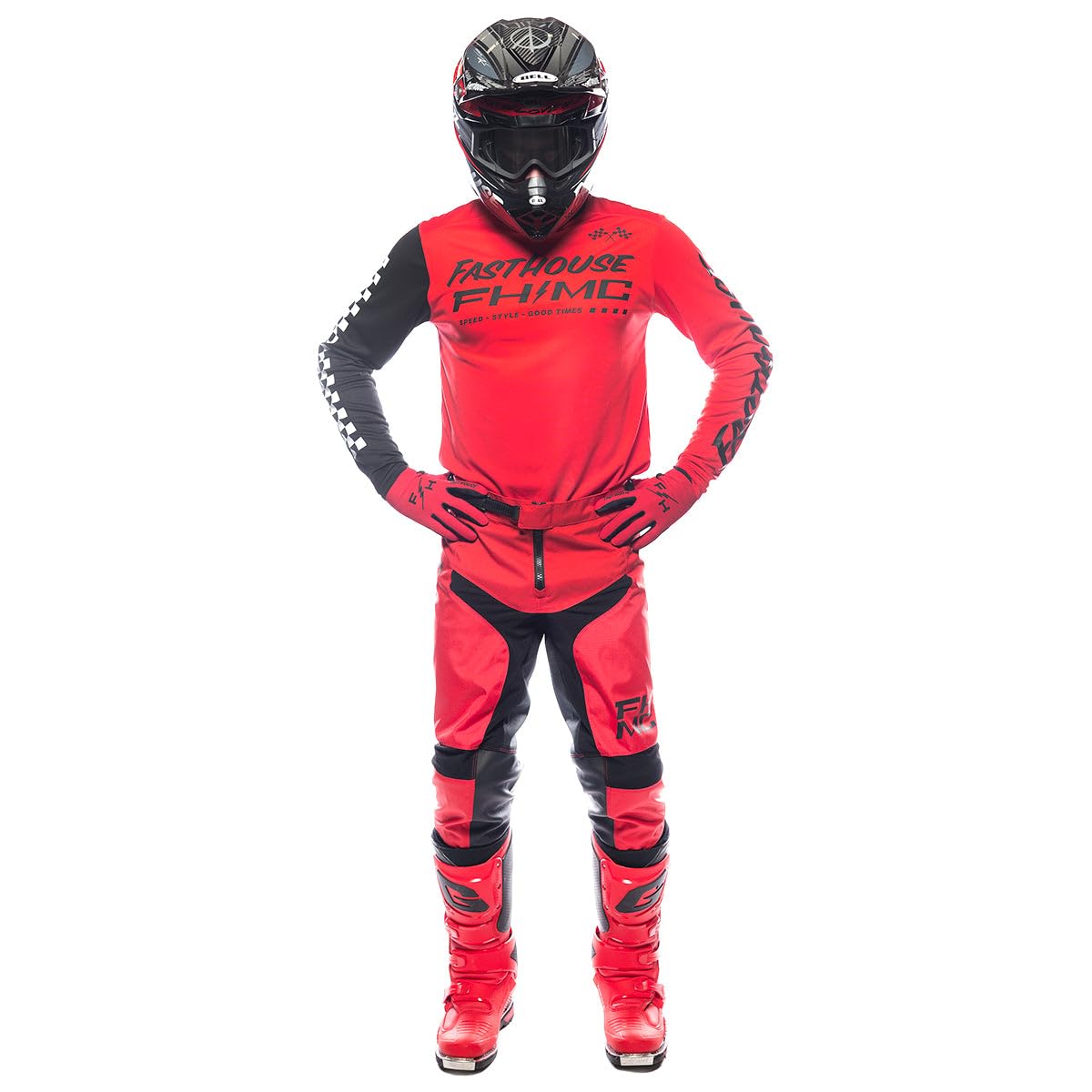 FASTHOUSE Maglia a maniche lunghe Carbon Method