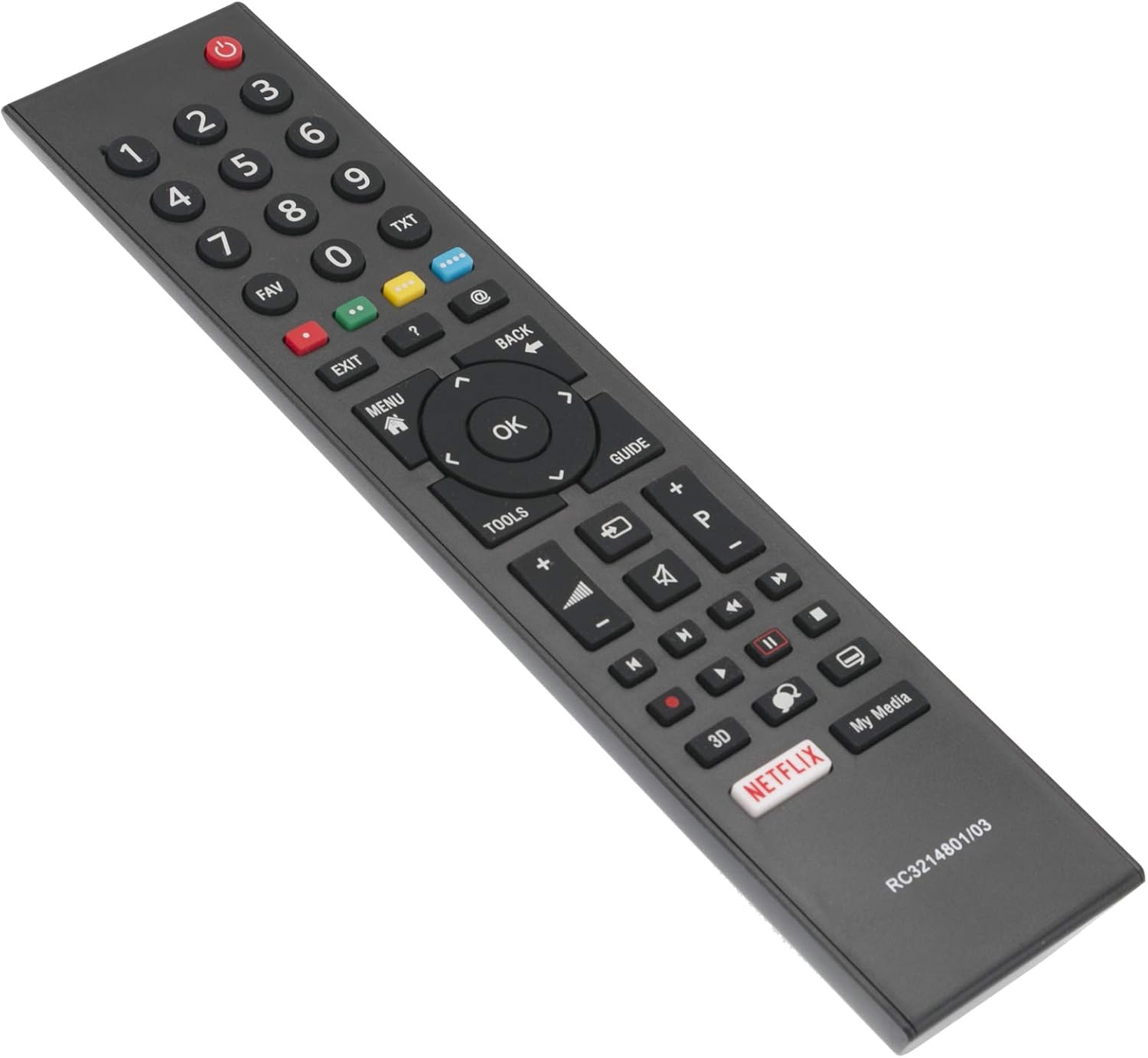 RC3214801/03 Ersatz Fernbedienung - VINABTY RC3214801-03 Fernbedienung für Grundig TV TS1 ...
