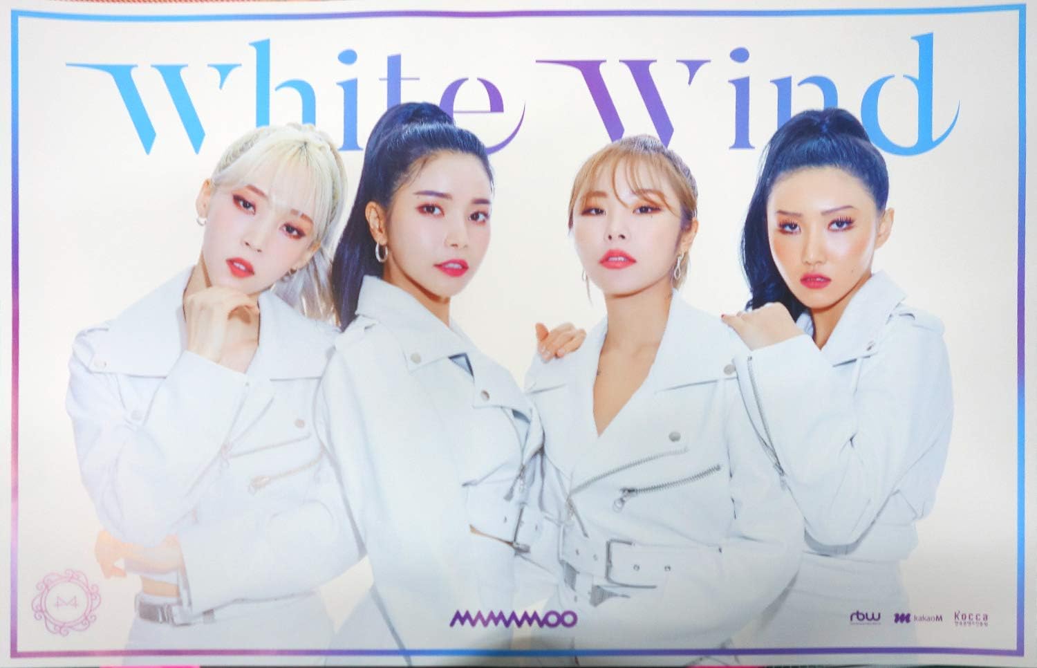 RBW [Official Poster] MAMAMOO - White Wind (9th Mini Album) [C ver.] / with Tube Case 15.9 X 24 Inches