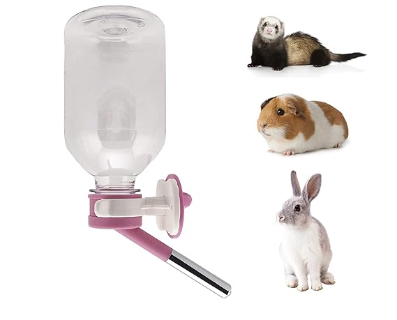 Choco Nose H128 Patented No Drip Small Animal Water Bottle. Best Water Bottle for Small Pet/Bunny/Ferret/Hamster/Guinea Pig/Critter. Bpa Free. Mess Free. 11.2 oz. Nozzle Diameter: 10Mm