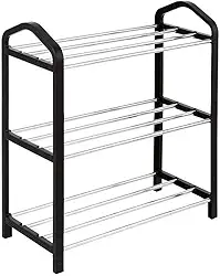 ESTANTE SAPATEIRA 12 SAPATOS DESMONTAVEL COM 3 PRATELEIRAS VERTICAL