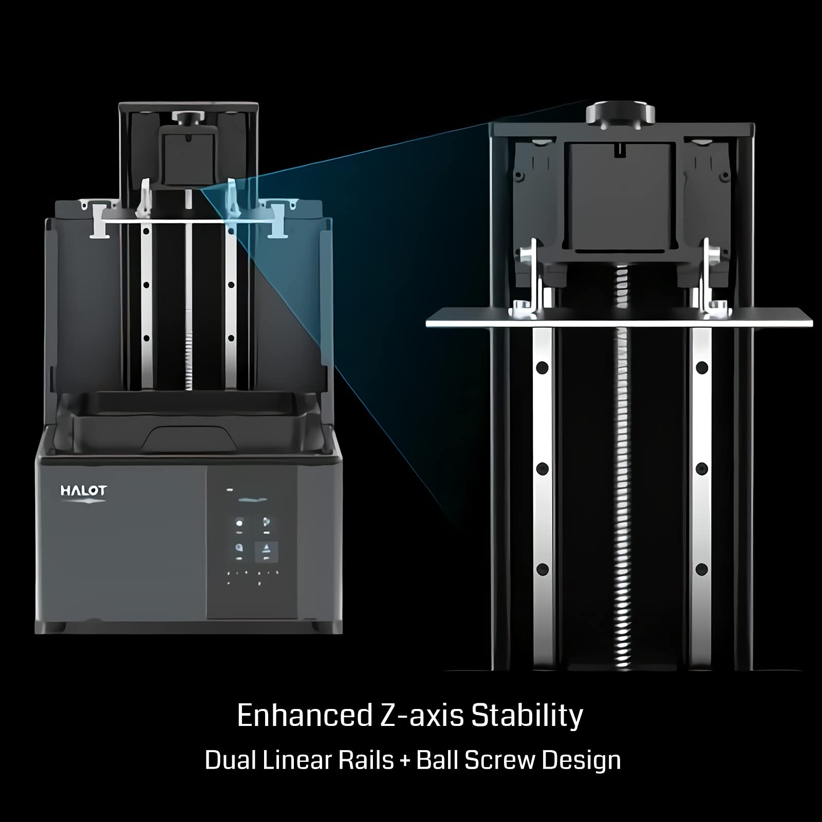 Creality HALOT Sky Resin 3D Printer, 8.9” 4K Large Mono LCD Resin