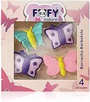 BORRACHA BORBOLETA NATURE FF4501 - FOFY