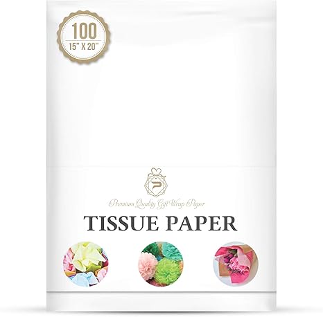 Amazon Com Basic Solid White Bulk Tissue Paper 15 X 100 Sheets Health Personal Care Amazon Com Basic Solid White Bulk Tissue Paper 15 X 100 Sheets Health Personal Care