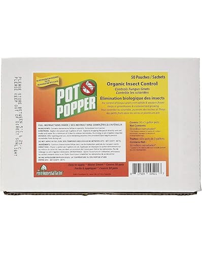 Pot Popper Pro Gnat & Thrip Control (50 x 1 million S.feltiae nematode pouches)
