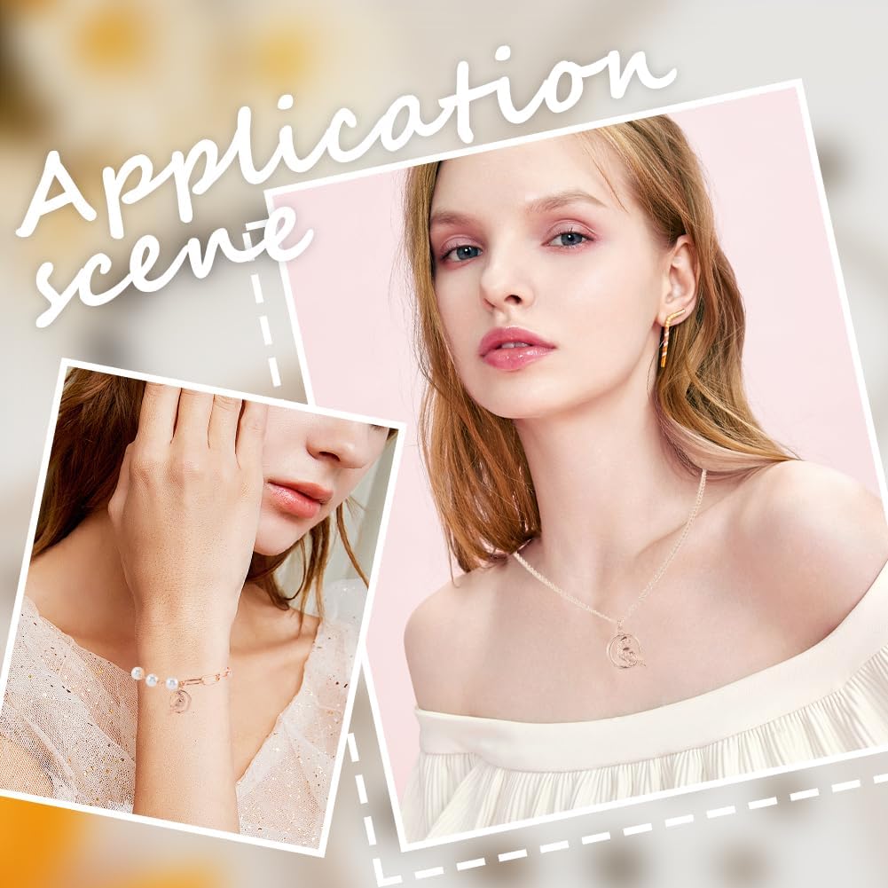 SUNNYCLUE 65.6 Feet/20m 4 Styles Iron Jewelry Chains Rose Gold Necklace Chain Bulk Metal Long Pull Unfinished Soldered Link Cable Extension Connectors Chain for Jewelry Making Necklace Bracelets DIY - Image 5