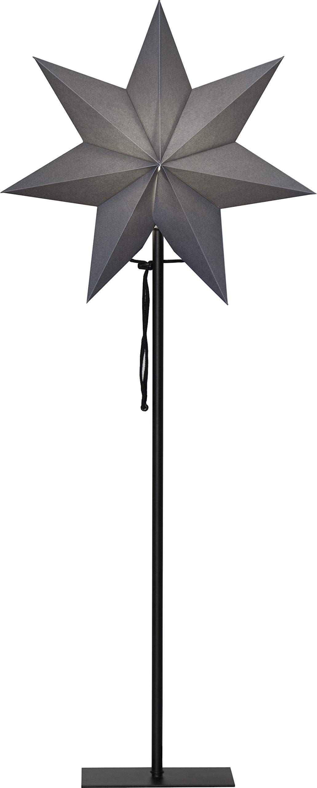 Star en plastique gris blanc noir incassable pour décorer sans risque - 6