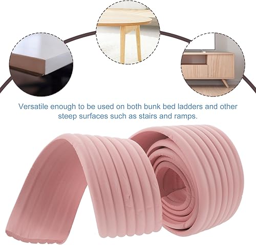 Miniatura 6 de 1 rollo de litera cubierta de pedal de alfombra accesorios para bebé, protector de esquina, accesorios de cuna, máscara de seguridad, multifunción,