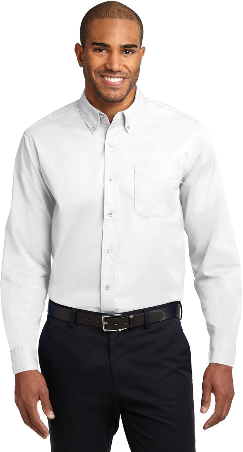 Port Authority Men's Tall Long Sleeve Easy Care Button-Down Shirt