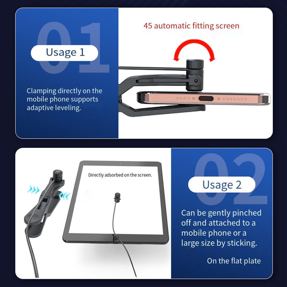 Écran de téléphone portable à clic automatique avec paramètres de vitesse réglables pour jeux et applications (2)