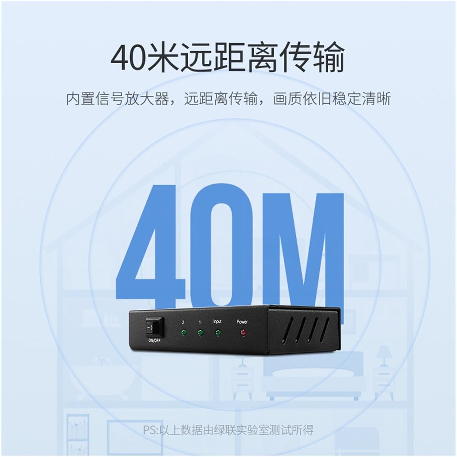 HDMI one to Two Splitter Splitter 1 in 2 Out Video Projector 1 in 2 Out