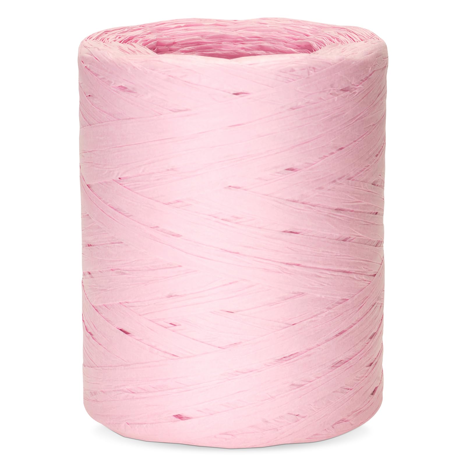 KINGLAKE 200m rafia naturel bobine,ruban en papier raphia pour crochet, rafia d'emballage pour projets d'artisanat, emballage cadeau, tissage et jardiniers