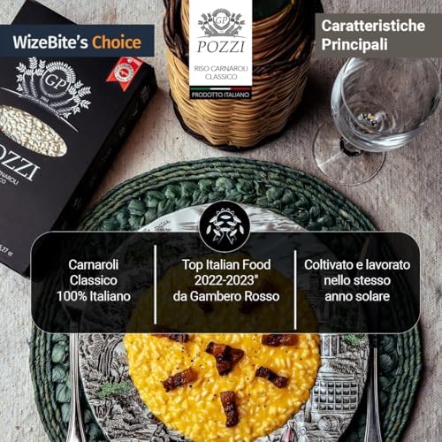  Wizebite Authentic Carnaroli Rice - Alto Raccolto e Crespo per Cucina Professionale e Casalinga
| Wizebite Authentic Ca