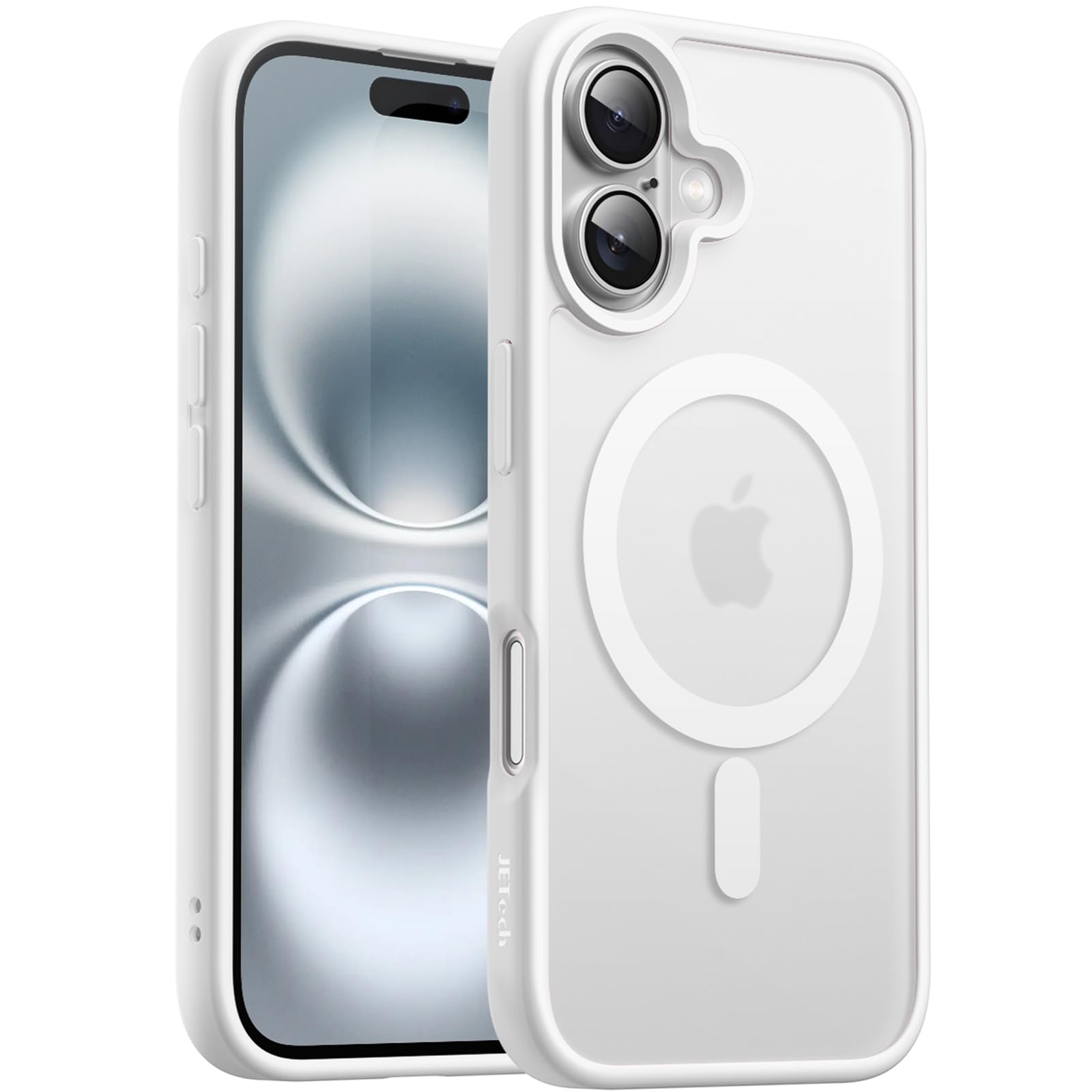 Amazon.com: JETech Magnetic Matte Case for iPhone 16, White