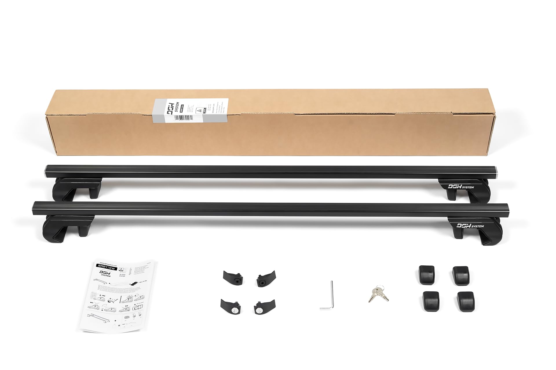 Bacas Barras de Techo RIELES Compatible con Volkswagen T-Cross SUV 5-Puertas Desde 2019 MAX 90 kg 120 cm Acero