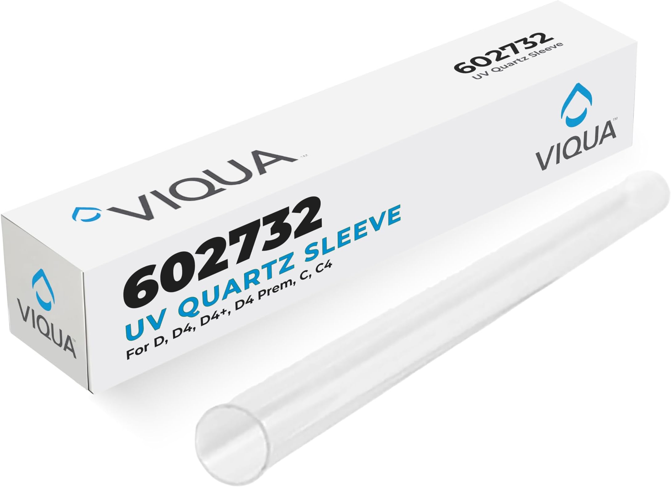 602732 Replacement Quartz Sleeve for D4 D4+ D4-V C C4 IHS-D4 UV Systems - Genuine Sleeve Protects UV Lamp and Maintains Optimal Temperature