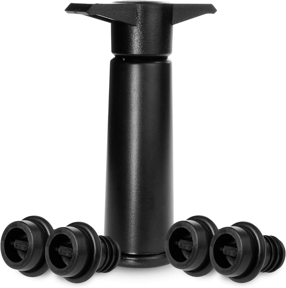 RenGard Wine Saver Vacuum Pump with Vacuum Bottle Stoppers