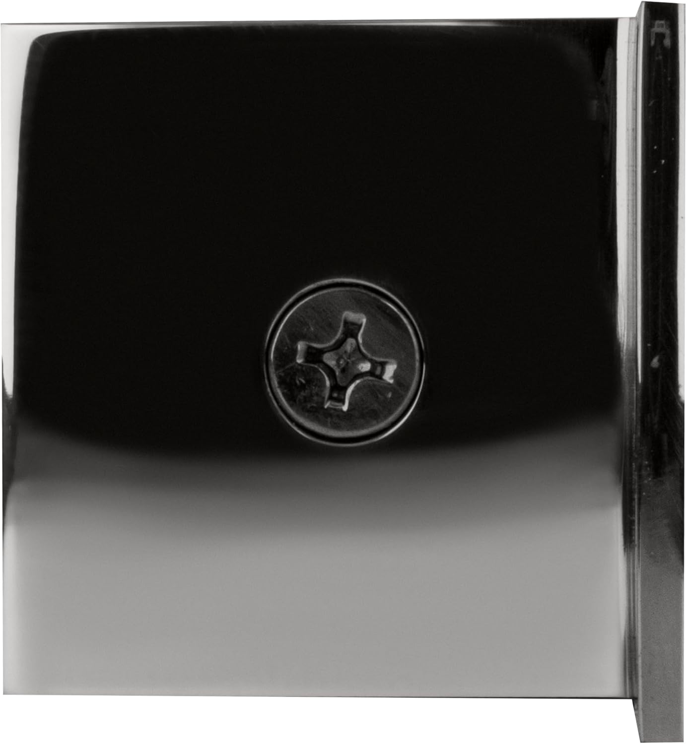 CRL Polished Chrome Fixed Panel Square Clamp With Small Leg by CR Laurence