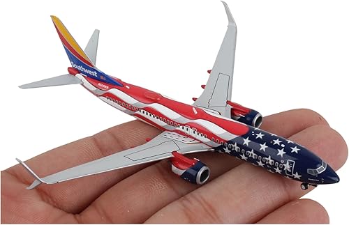 Miniatura 9 de GeminiJets G2SWA1042F Southwest Airlines Boeing 737-800 Freedom One N500WR Flaps Down escala 1200