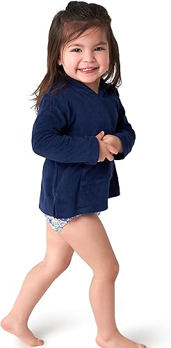 Miniatura 5 de Gerber Pareo de rizo con capucha y bolsillo de canguro para bebé niña