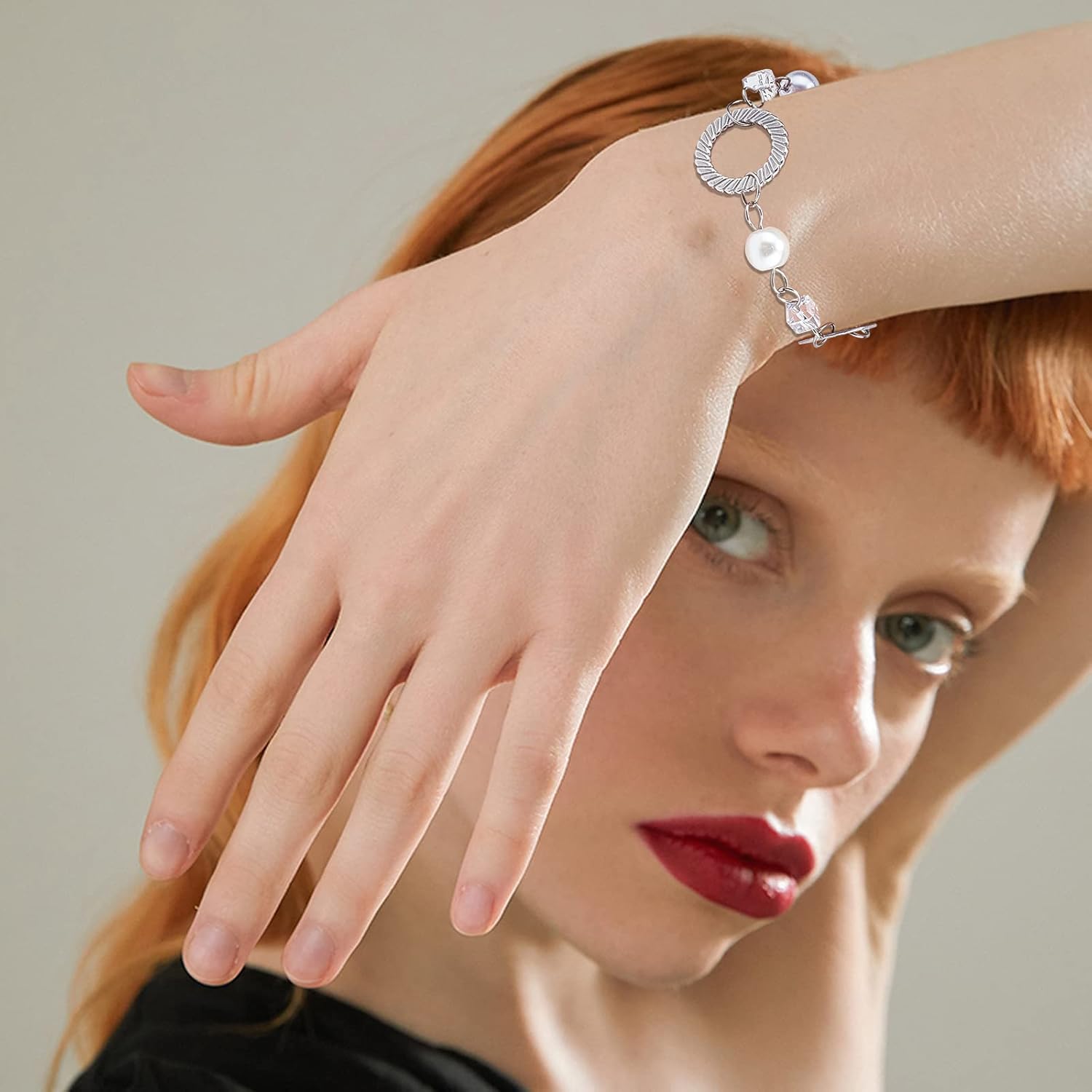 UNICRAFTALE 40pcs 2 Sizes 304 Stainless Steel Connecting Rings with Uneven Pattern Metal Ring with Color Stainless Steel Laser Cutting Connecting Rings Metal Loose Ring for Jewelry Making 15/18mm Long - Image 5