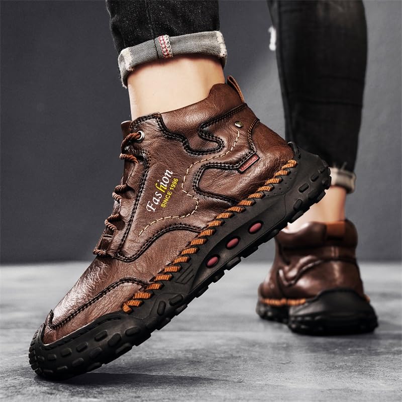 Mens Boots Chelsea Shoes High Top Sneakers for Men Shoe Men's Black Brown Yellow Size Man Casual Fashion Sneaker4