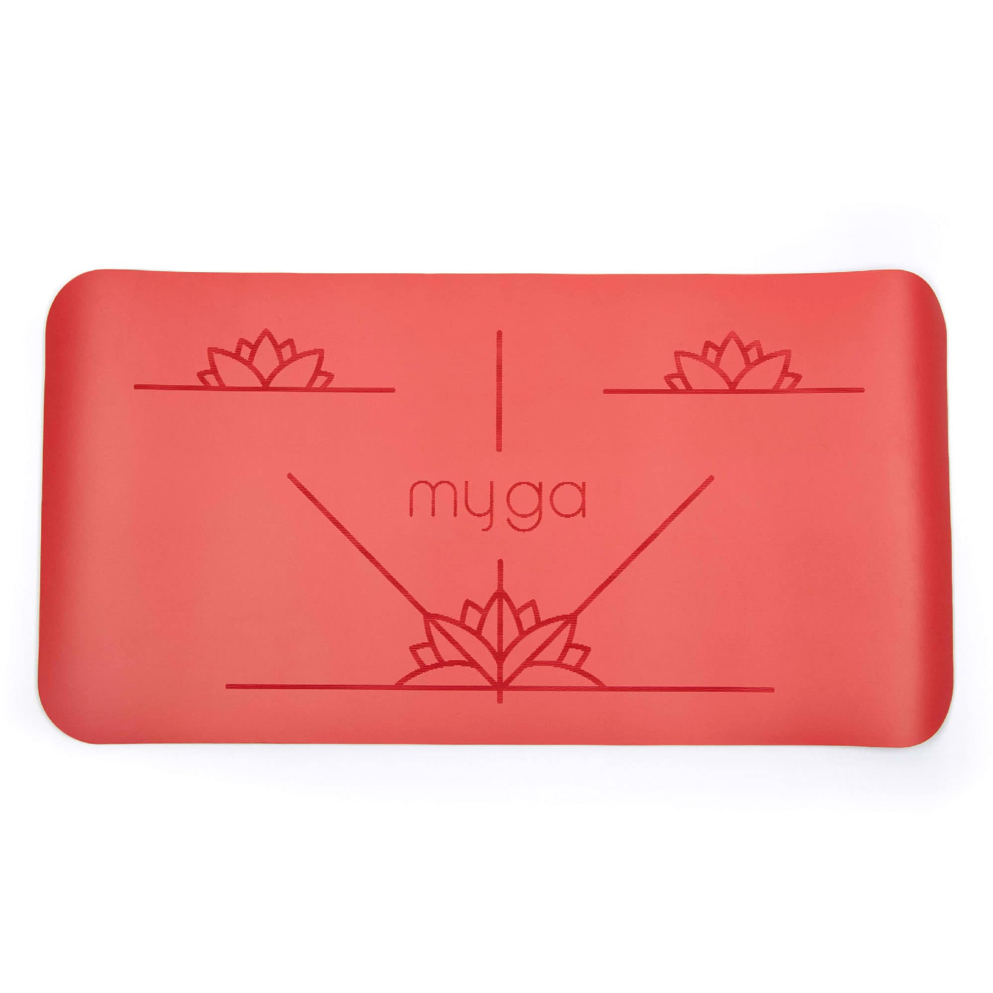 Myga Alignment Yoga Pad Mat - Cuscinetti Antiscivolo per un'ammortizzazione Extra con Il Ginocchio - Supporto per Gomiti e Mani