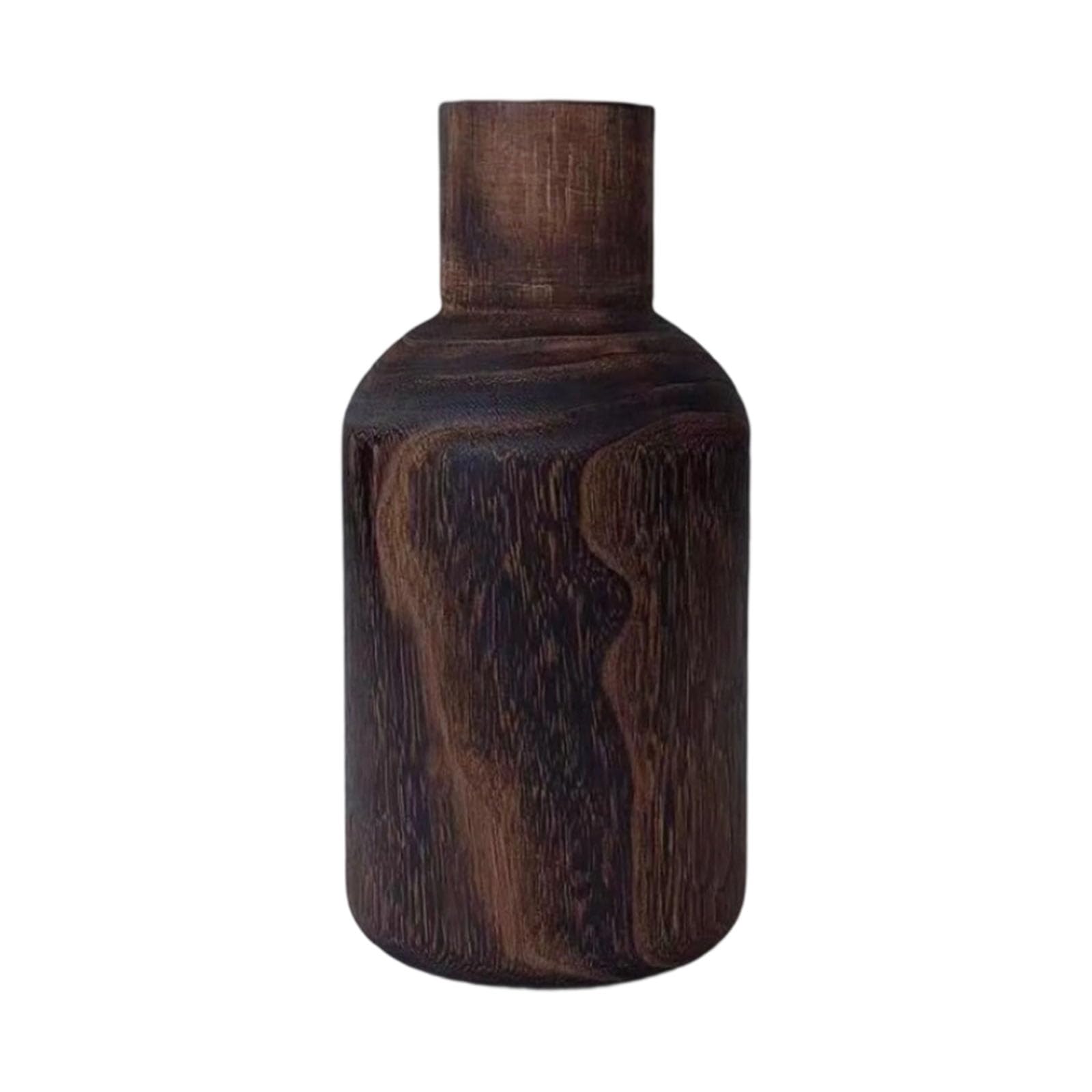 VlHpnpe Farmhouses Wooden Vases with Natural Texture Flower Pots Container Decoration for Shelf Table Centerpieces Display Wooden Centerpieces Vases