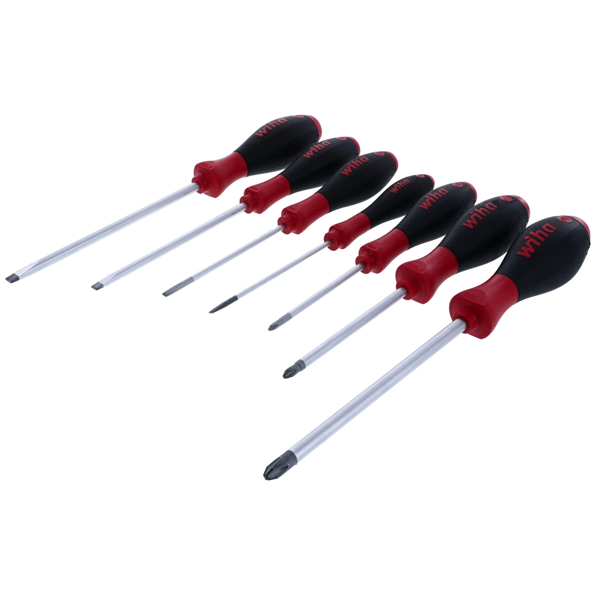 Wiha30278 7 Piece SoftFinish Slotted and Phillips Screwdriver Set