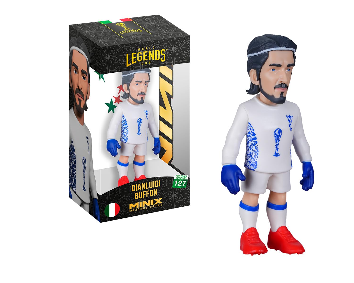 MINIX - Football Legends - Mistrzostwa Świata Legends #127 - Włochy - Buffon - Figurka kolekcjonerska 12 cm