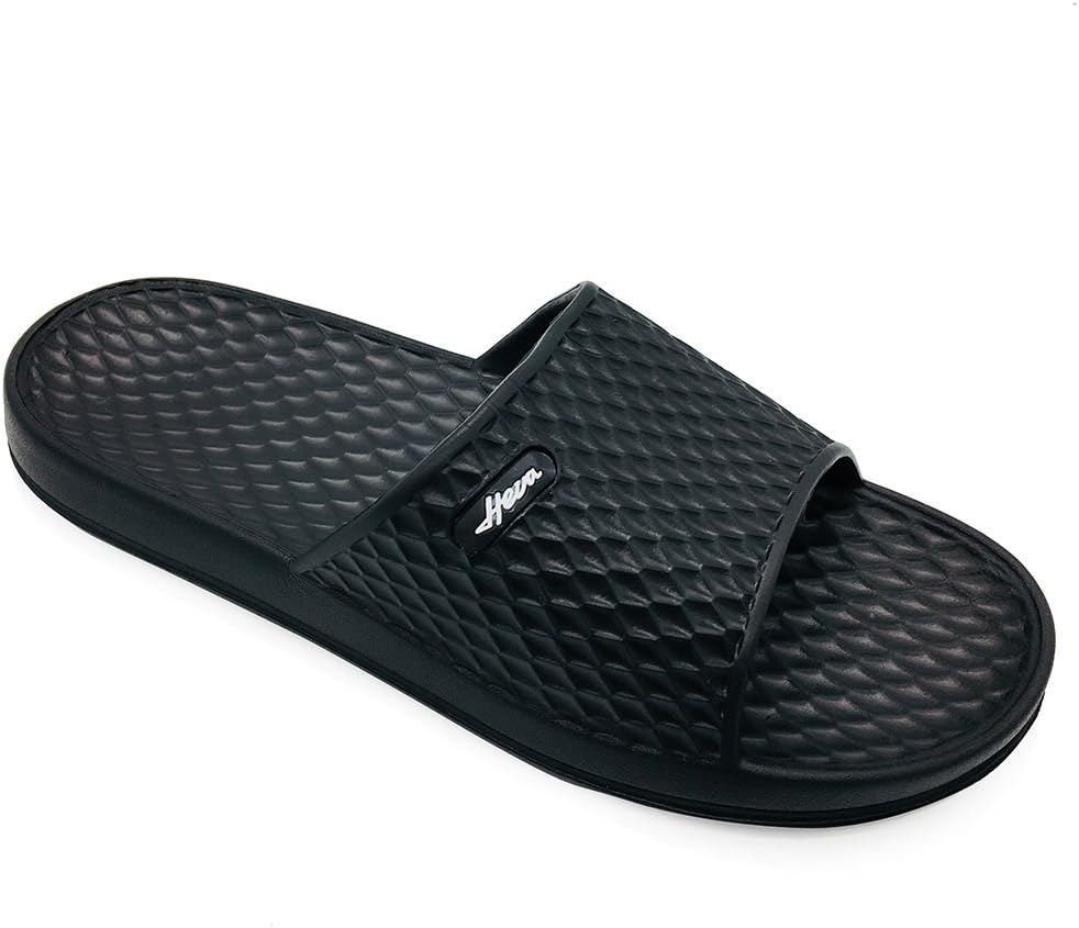 Men's Slippers Slip On Comfort Shower Sandals for Home Bathrooms
