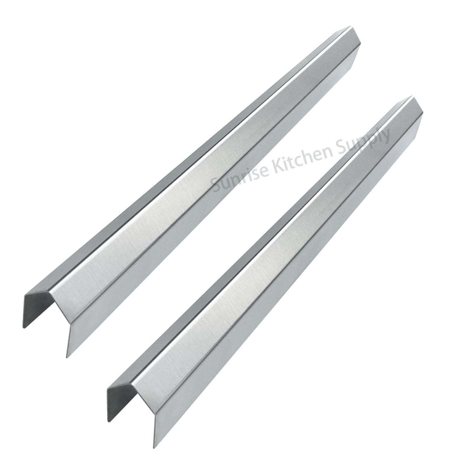 Sunrise Lot de 2 raccords de friteuse en acier inoxydable robuste (58,6 cm (L) x 3,8 cm (l)