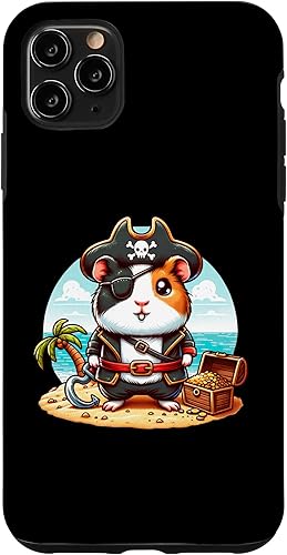 Vista 28 de iPhone 12 mini Pirate Guinea Pig Treasure Island Adventurer Case