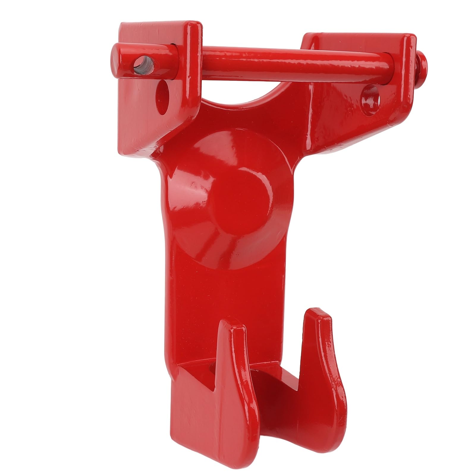 aqxreight Cerradura de Enganche de Cuello de Cisne, Cerradura de Remolque de Acoplador a Prueba de Robo de Alta Dureza Resistente para RV (Rojo)