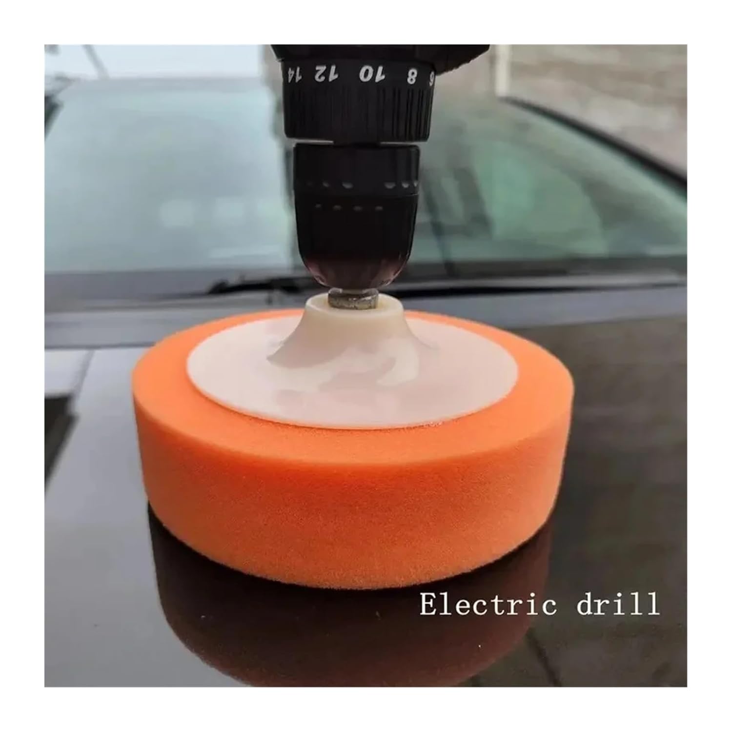 Car Polishing Pads for Car Polisher Sponge Polishing Buffing Waxing Pad Wheel for Car Washer Accessories with Link Rod