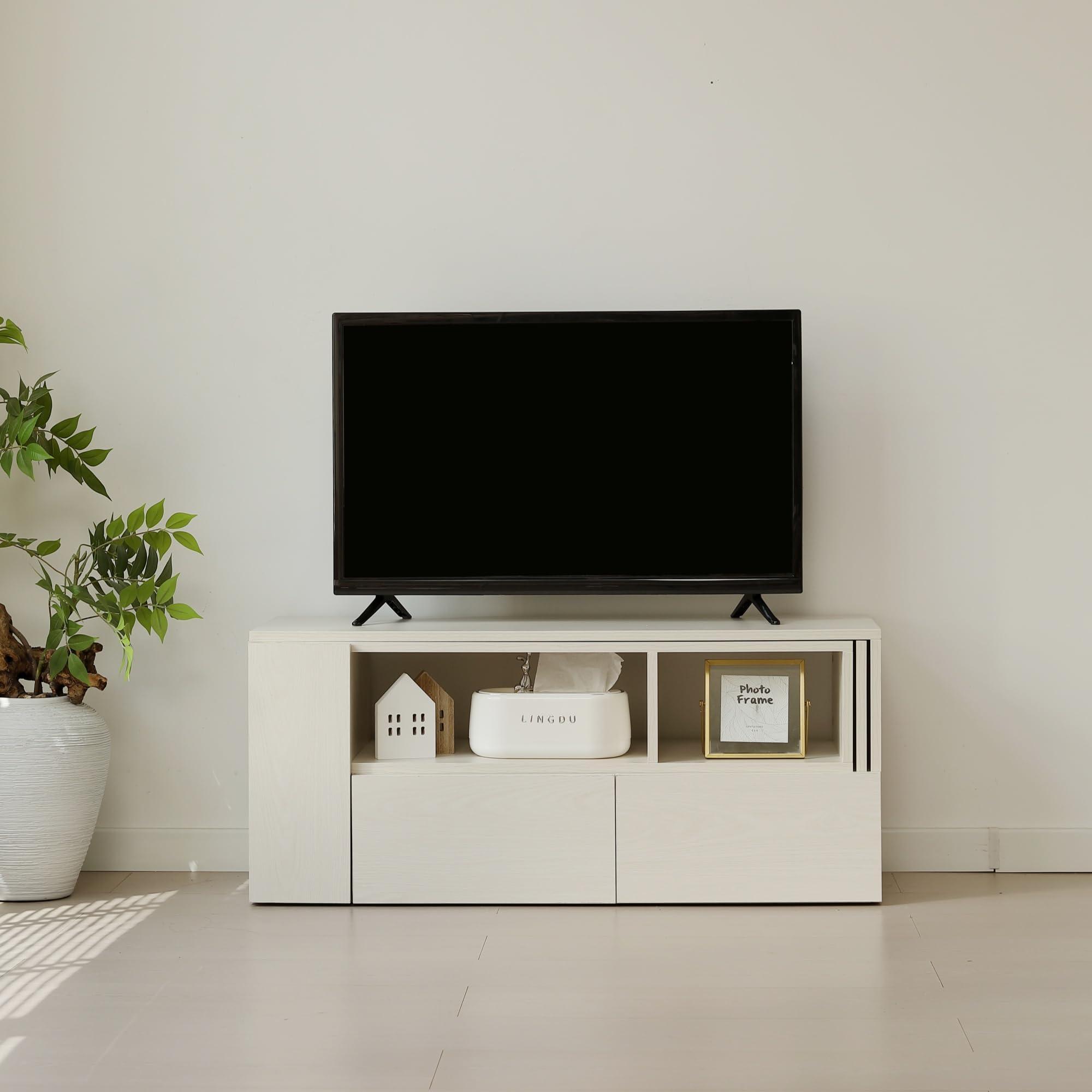 テレビ台 ローボード 収納 伸縮自由 幅95～169cm テレビボード Amazon｜テレビ台 伸縮 ローボード【幅95～169cm・角度自由】コーナー