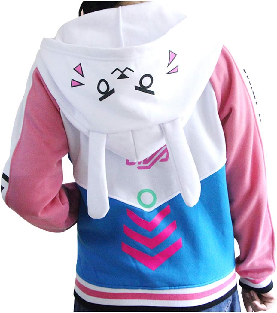 Cosplaybala Lovely Girl Jacket Song Hana Bunny Ear Coat DVA Cosplay Hoodies