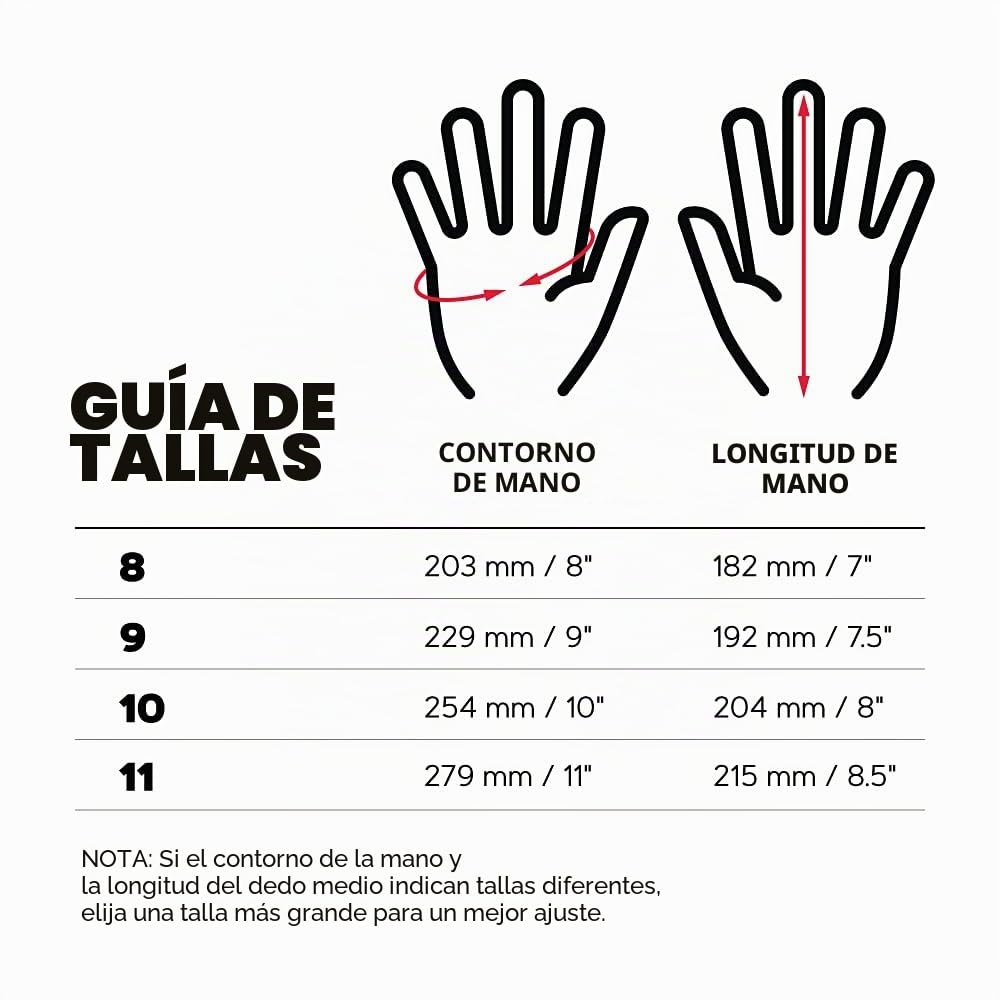 Oregon Guantes de Motosierra Anticorte, Protección de la Mano Izquierda – Talla L (Talla 10) (91305L)