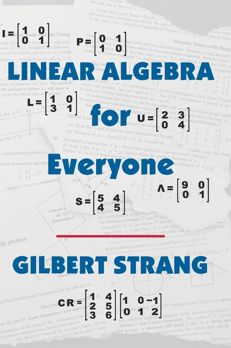 Amazon | Linear Algebra for Everyone (The Gilbert Strang Series