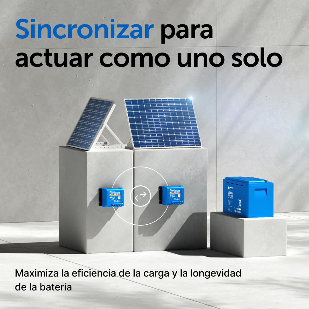 Victron Energy SmartSolar MPPT Controlador de Carga Solar 100V 20A 12/24/48V Bluetooth