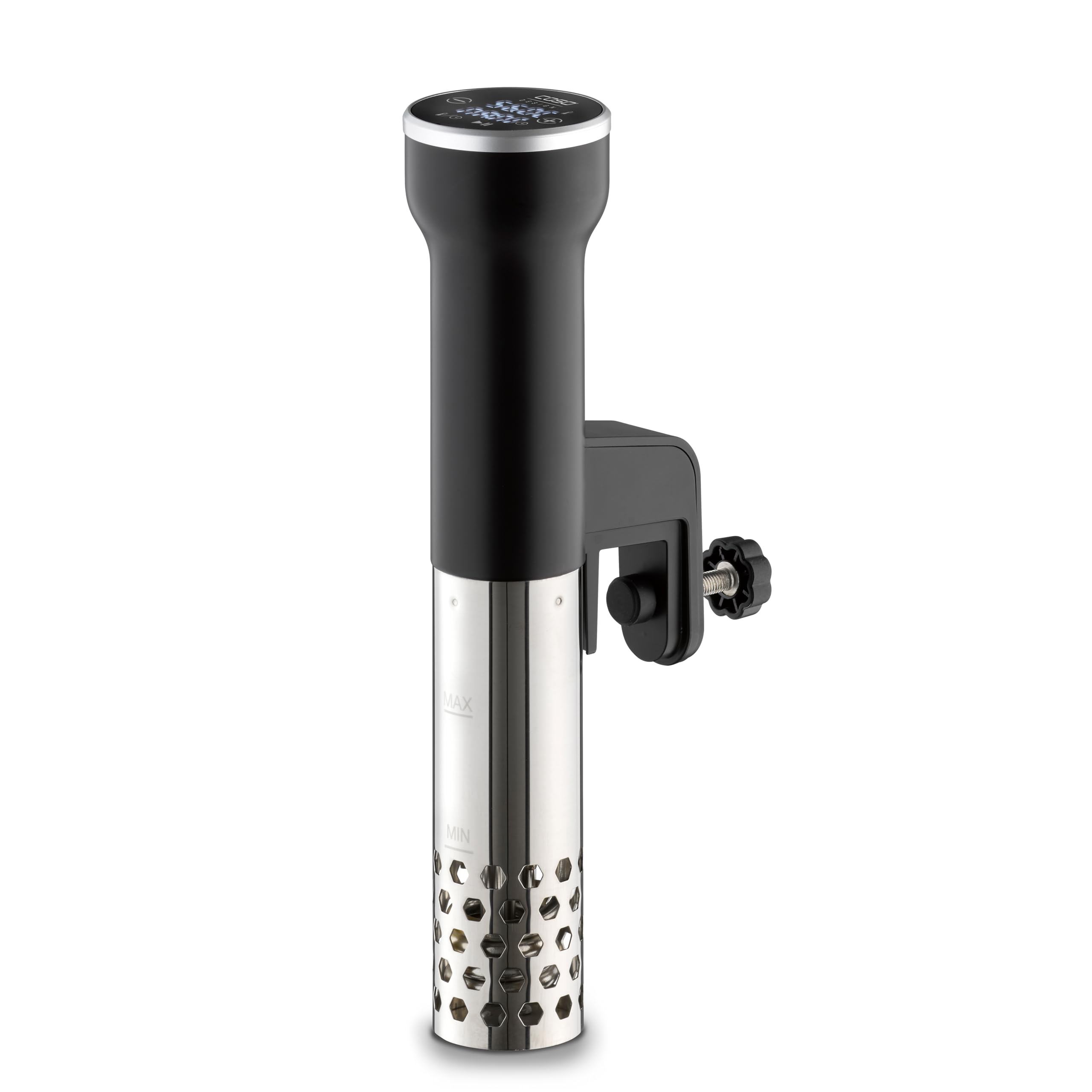 CASO SV400 Stick Sous Vide, pour récipients jusqu'à 20l de volume, 25-90°C par paliers de 0,5°C, IPX7, design peu encombrant