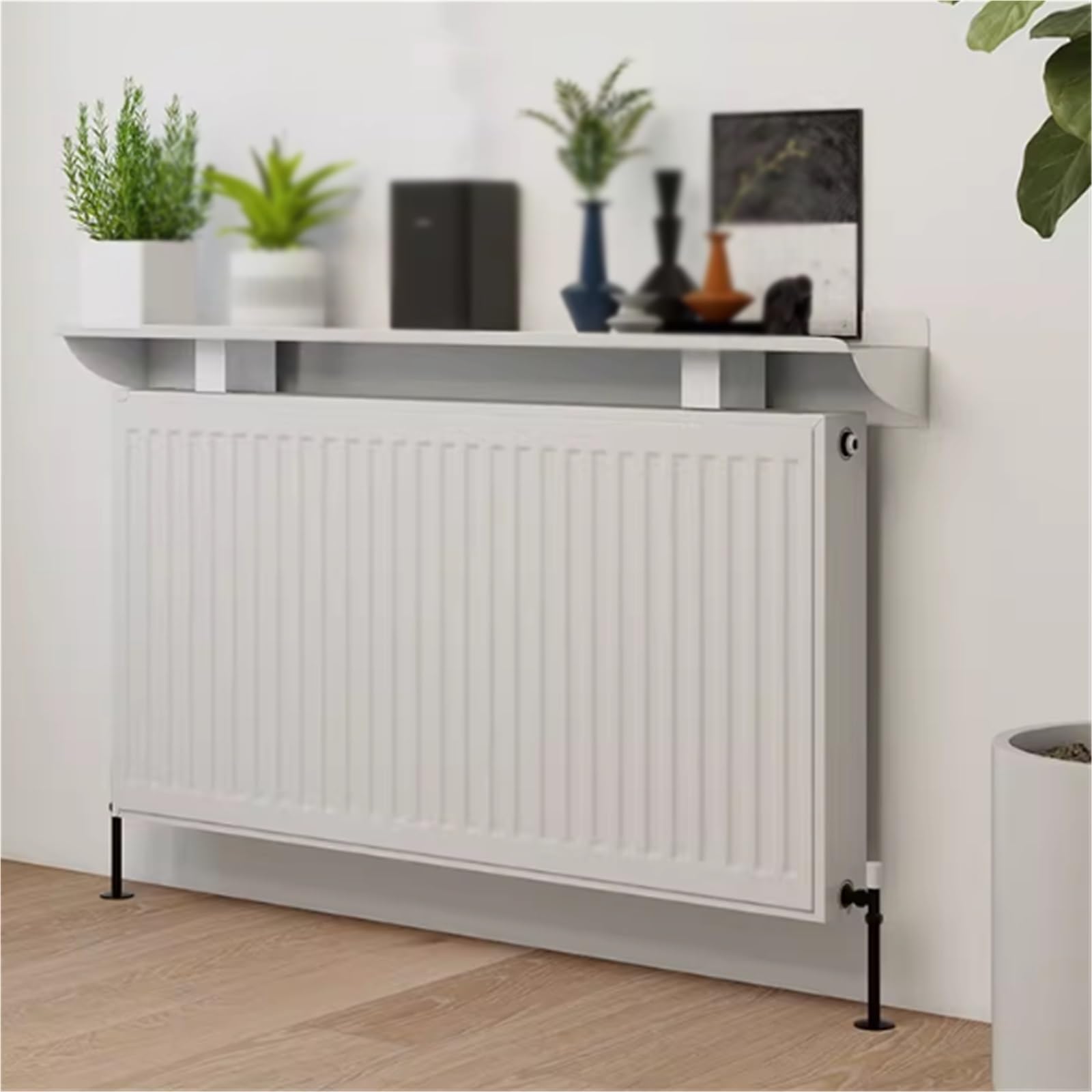 Étagère de radiateur meuble console étroite anti-poussière