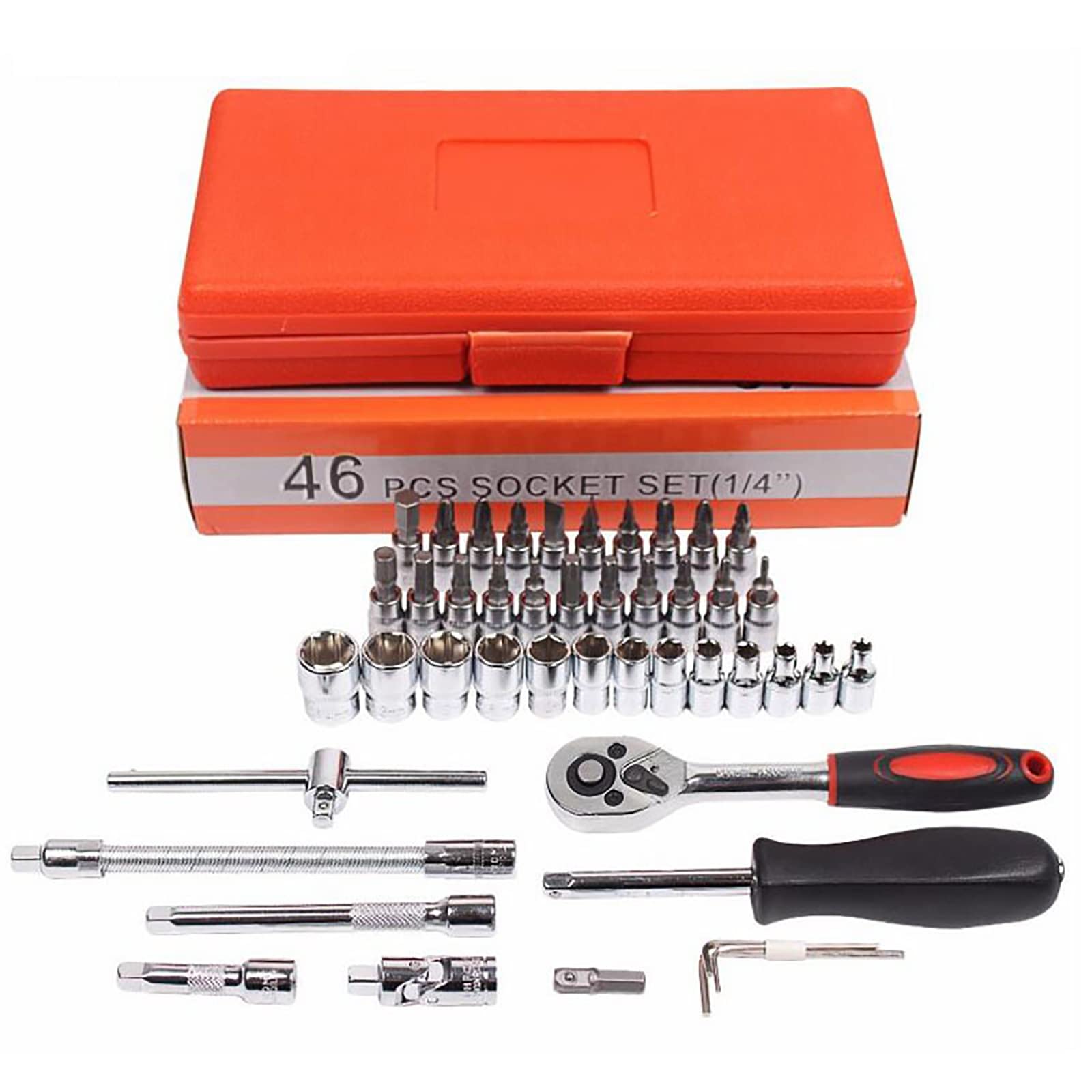 46 PCs Socket Socket Set Sets Kit Mechanic Tools Kit Sockets para