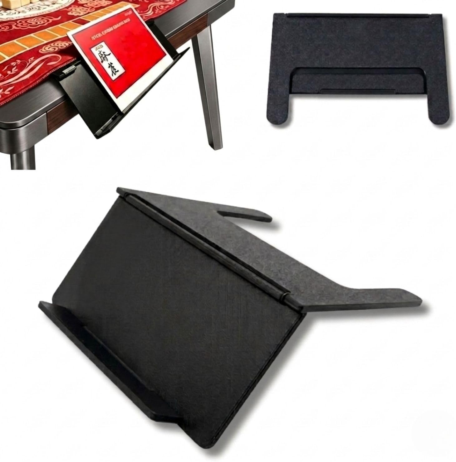 Mahjong Card Holder for Table - Angled Viewing Rack for Mah Jongg