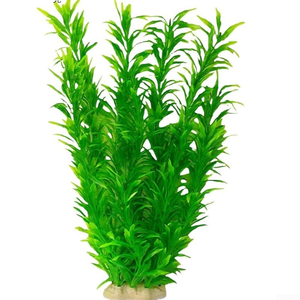 Sztuczne rośliny do akwarium, 38 cm, tworzywo sztuczne PE, dekoracja (C)