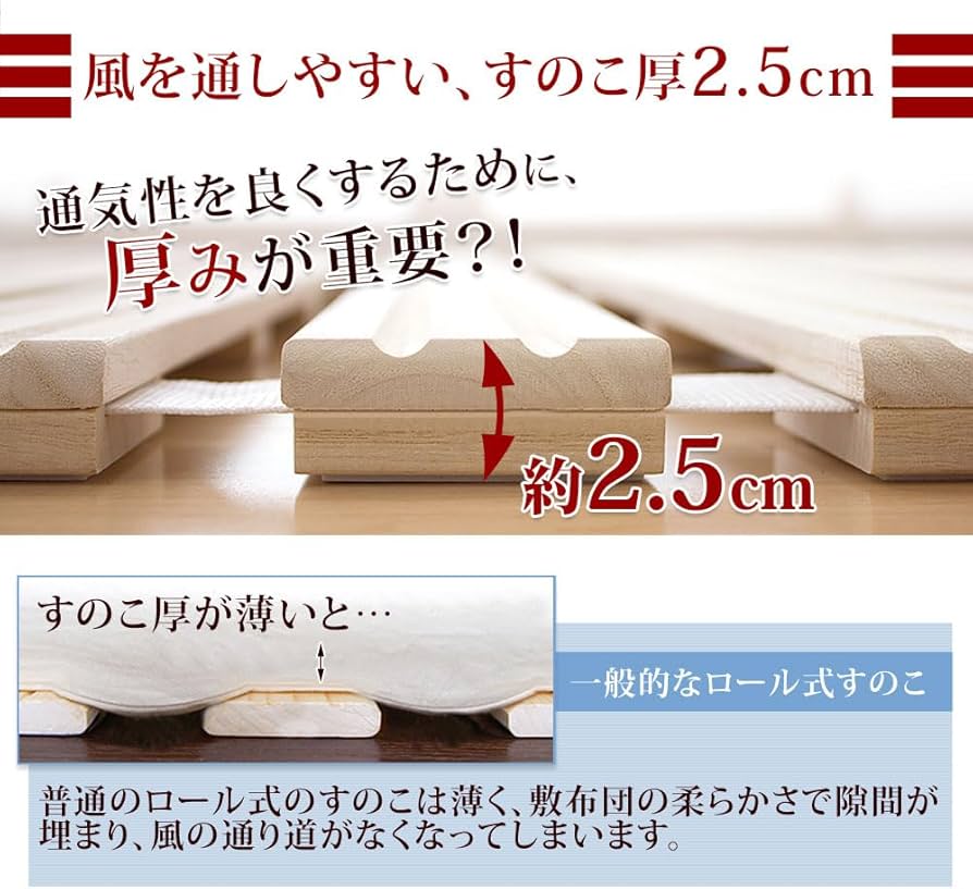 Amazon | タンスのゲン ベッド ダブル すのこ 折りたたみ 完成品 Amazon | タンスのゲン ベッド ダブル すのこ 折りたたみ 完成品