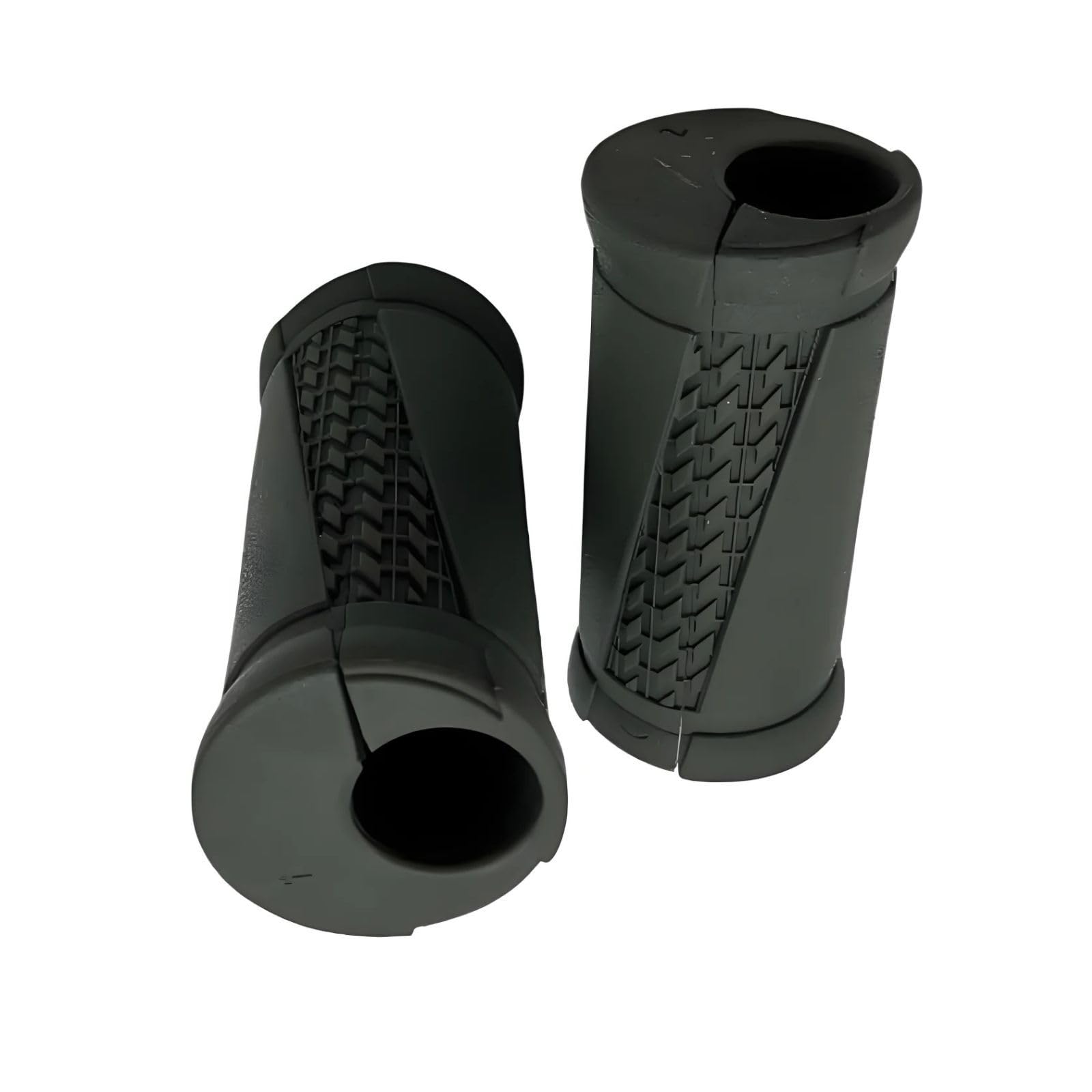 Pair of Angled Barbell Grips with Rotating Handles - Ergonomic Anti-Slip Design for Powerlifting/Bodybuilding, Increases Grip Strength & Reduces Joint