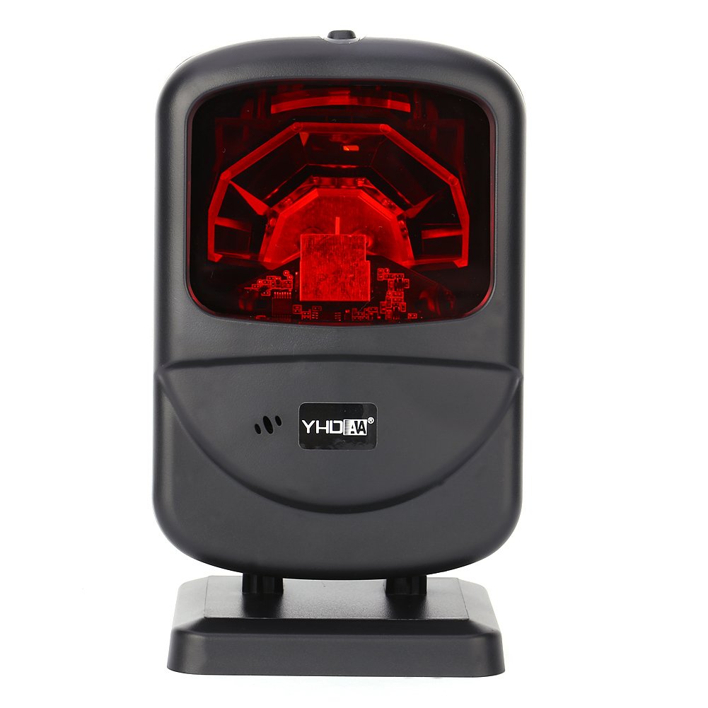 1D Omnidirectional Supermarket Bar Code Scanner Reader With USB ,5 V DC,20-Line,Black