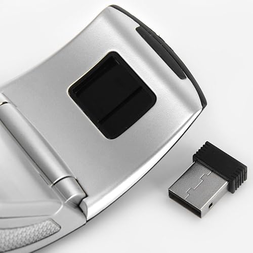 Ratón inalámbrico plegable de 2.4GHz para la PC, plegable/ratón inalámbrico para el ordenador portátil